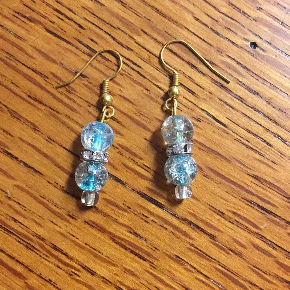 Sparkle Blue Earrings